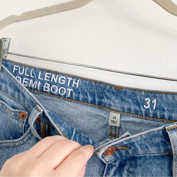 J.Crew Full-length demi-boot jean in Light Indigo wash - Picture 5 of 7